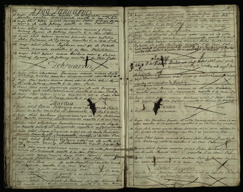 Pušaloto Romos katalikų parapijos bažnyčios 1785–1810 metų mirties metrikų knyga