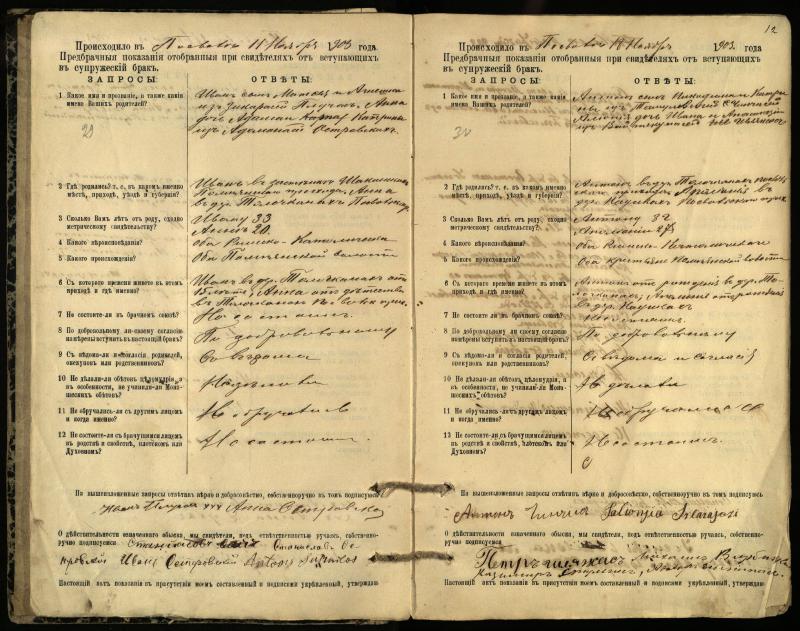 Pasvalio Romos katalikų parapijos bažnyčios 1903–1917 metų priešjungtuvinės apklausos knyga