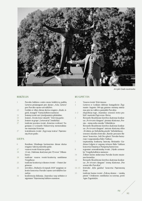 Šiaurietiški atsivėrimai : Pasvalio krašto istorijos ir kultūros žurnalas 2020, nr. 2 (49)