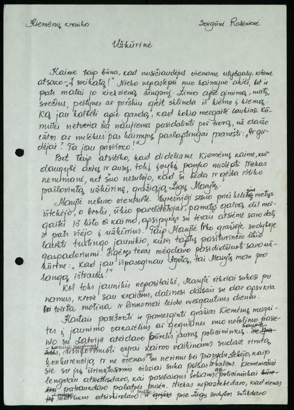 Apie mane ir aš apie kitus: straipsniai, žinutės, informacijos, pastabos spaudos puslapiuose. Nuo 1990 m.  / Rožėnienė, Saigūnė. – Biržai