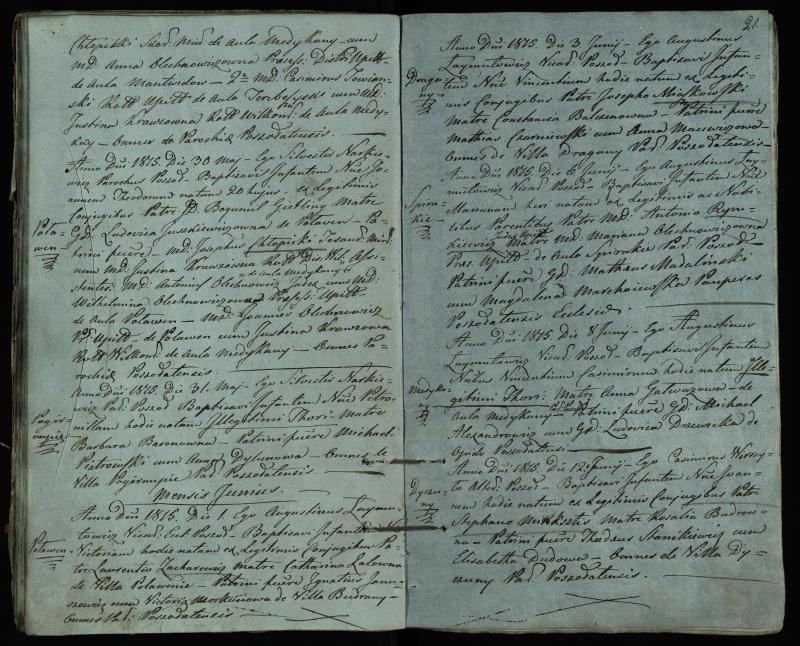 Pušaloto Romos katalikų parapijos bažnyčios 1814–1822 metų krikšto metrikų knyga