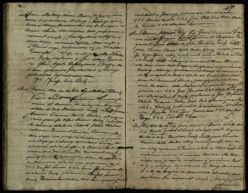 Saločių Romos katalikų parapijos bažnyčios 1819–1827 metų priešjungtuvinės apklausos knyga
