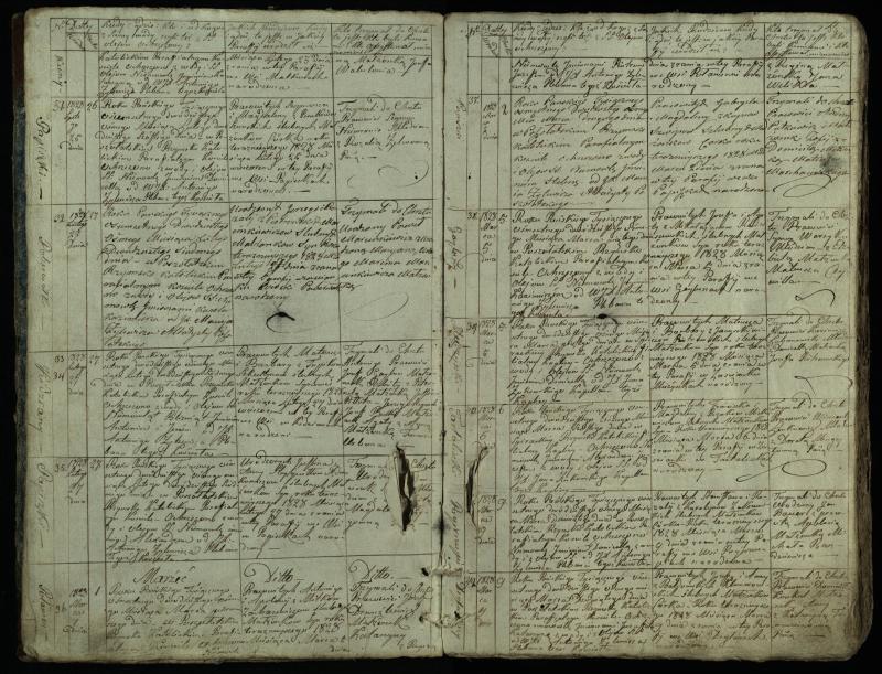 Pušaloto Romos katalikų parapijos bažnyčios 1828–1834 metų krikšto metrikų knyga
