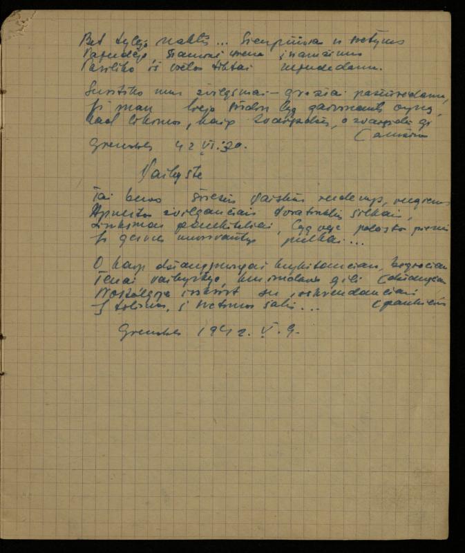 Žurnalisto, literato, vertėjo Kazimiero Pūro sąsiuvinis „Užsienio šalių (ir senų, emigracijoj gyvenusių) eilėraščiai“