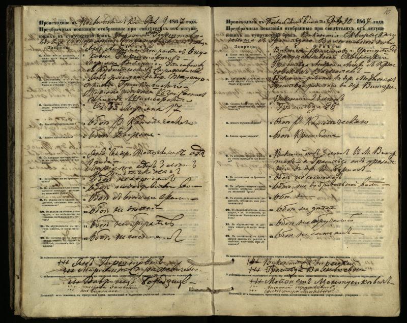 Pasvalio Romos katalikų parapijos bažnyčios 1866–1876 metų priešjungtuvinės apklausos knyga