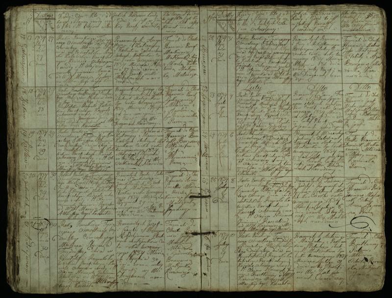 Pušaloto Romos katalikų parapijos bažnyčios 1828–1834 metų krikšto metrikų knyga