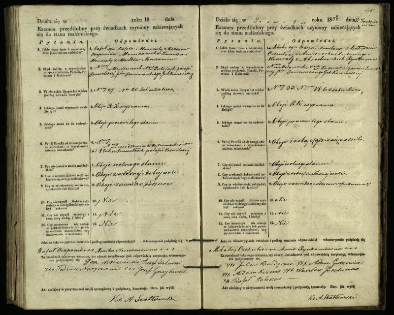 Pasvalio Romos katalikų parapijos bažnyčios 1849–1859 metų priešjungtuvinės apklausos knyga