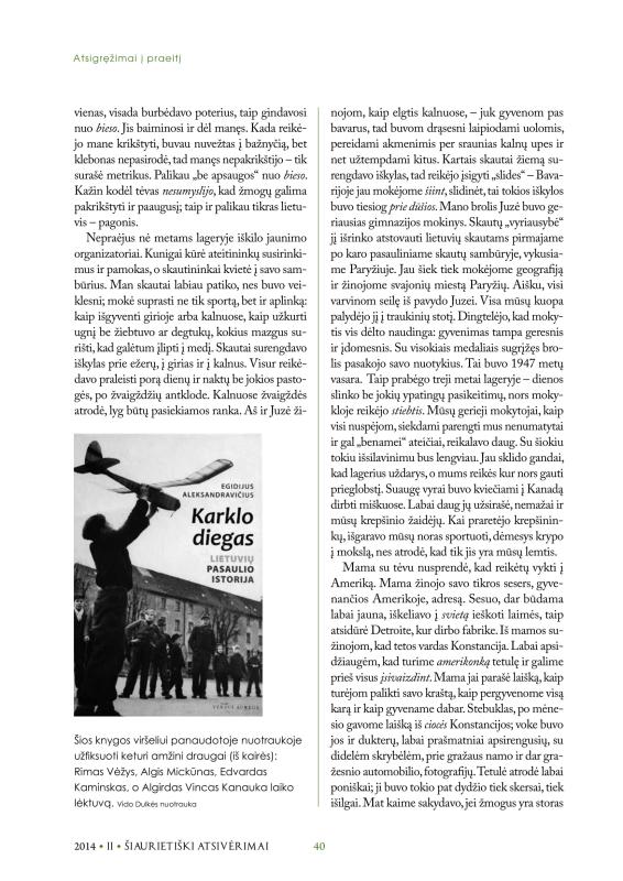 Šiaurietiški atsivėrimai : Pasvalio krašto istorijos ir kultūros žurnalas 2014, nr. 2 (37)