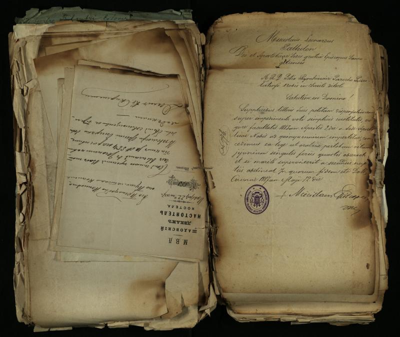 Pušaloto Romos katalikų parapijos bažnyčios 1884–1900 metų gaunamų raštų knyga