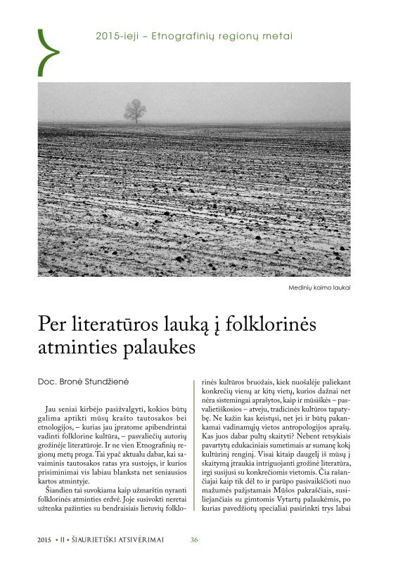 Šiaurietiški atsivėrimai : Pasvalio krašto istorijos ir kultūros žurnalas 2015, nr. 2 (39)
