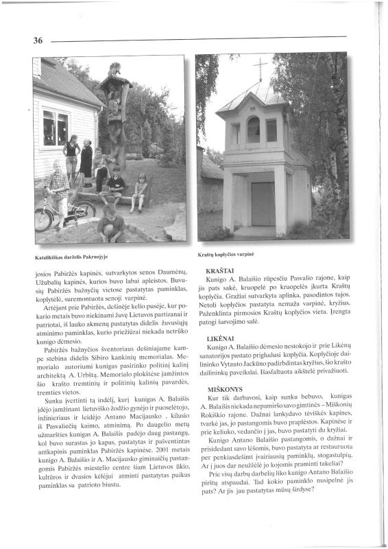 Šiaurietiški atsivėrimai : Pasvalio krašto istorijos ir kultūros žurnalas 2006, nr. 2 (21)