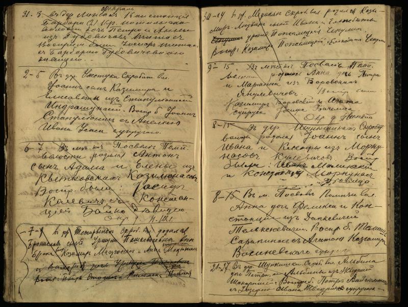Pasvalio Romos katalikų parapijos bažnyčios 1909–1918 metų krikšto metrikų juodraštis