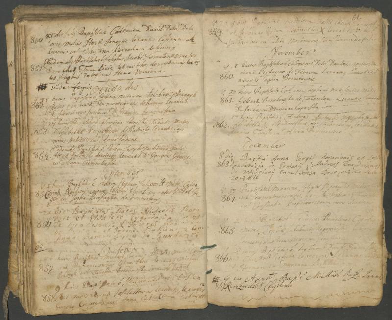 Pasvalio Romos katalikų parapijos bažnyčios 1703–1718 metų krikšto metrikų knyga