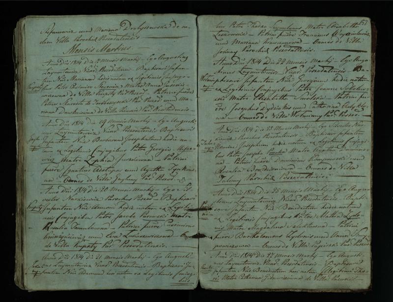 Pušaloto Romos katalikų parapijos bažnyčios 1802–1814 metų krikšto metrikų knyga