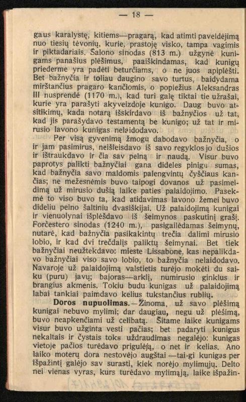 Viduramžių bažnyčios vaizdas / (historiškas piešinėlis Li); sutrumpino ir sulietuvino kun. Jonas Šepetys. – [S.l.]: [s.n.], 1912 (Vilnius: M. Kuktos sp.). – 31 p.
