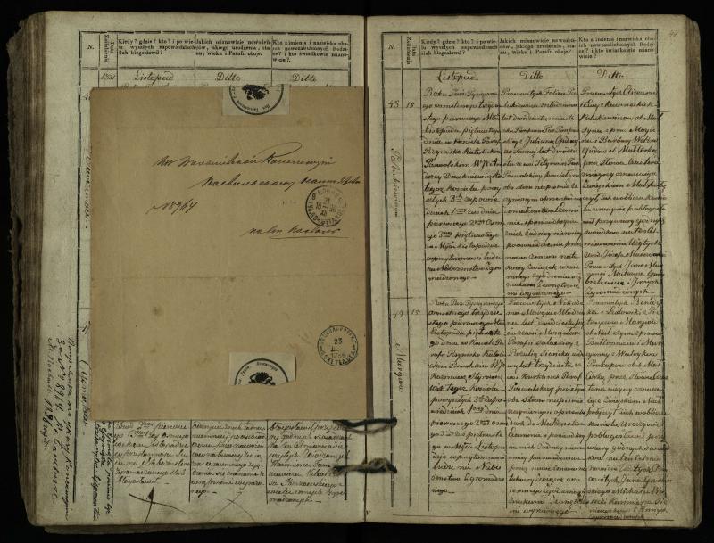 Pasvalio Romos katalikų parapijos bažnyčios 1827–1837 metų jungtuvių metrikų knyga