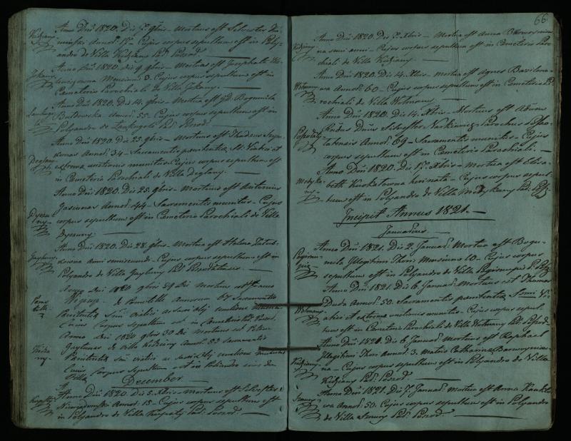 Pušaloto Romos katalikų parapijos bažnyčios 1810–1827 metų mirties metrikų knyga