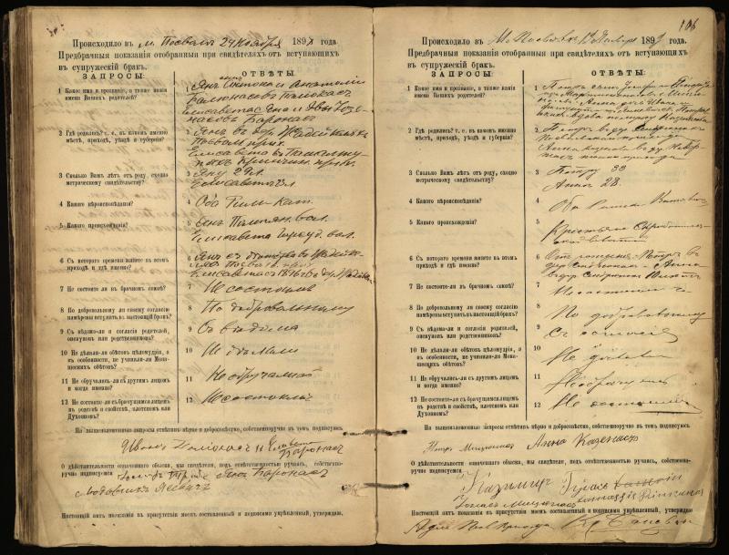 Pasvalio Romos katalikų parapijos bažnyčios 1894–1903 metų priešjungtuvinės apklausos knyga