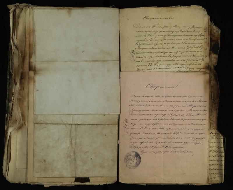 Pušaloto Romos katalikų parapijos bažnyčios 1843–1879 metų gaunamų raštų knyga