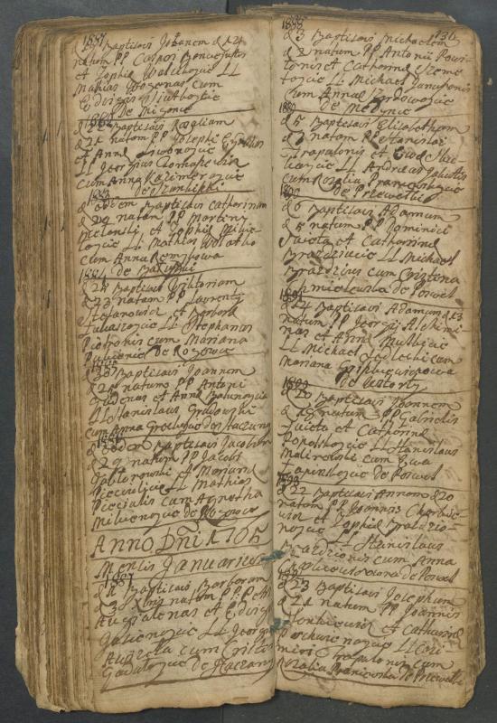 Pasvalio Romos katalikų parapijos bažnyčios 1749–1772 metų krikšto metrikų knyga