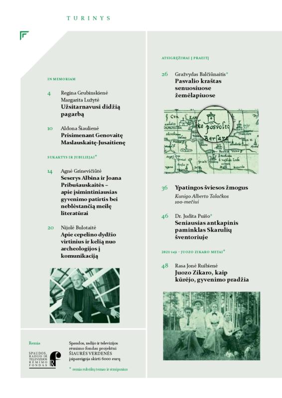 Šiaurietiški atsivėrimai : Pasvalio krašto istorijos ir kultūros žurnalas 2021, nr. 2 (51)