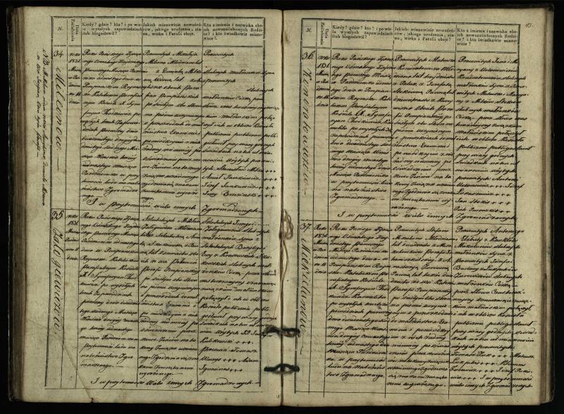 Pumpėnų Romos katalikų parapijos bažnyčios 1827–1836 metų jungtuvių metrikų knyga
