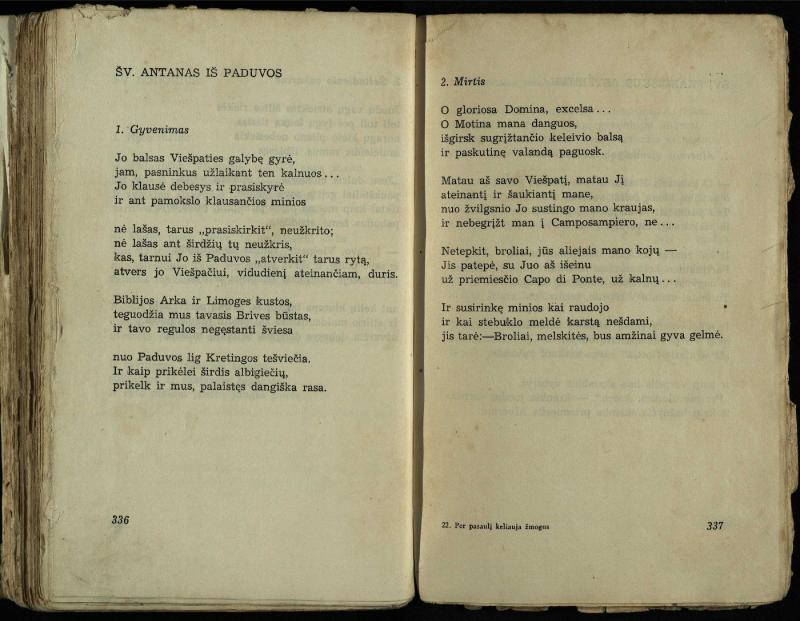 Per pasaulį keliauja žmogus : rinktinė poezija