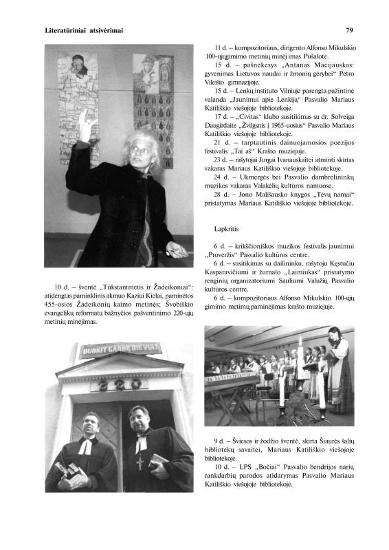 Šiaurietiški atsivėrimai : Pasvalio krašto istorijos ir kultūros žurnalas 2009, nr. 2 (27)