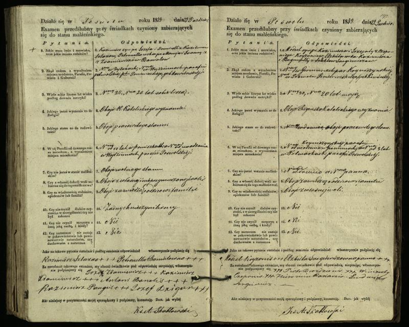Pasvalio Romos katalikų parapijos bažnyčios 1849–1859 metų priešjungtuvinės apklausos knyga
