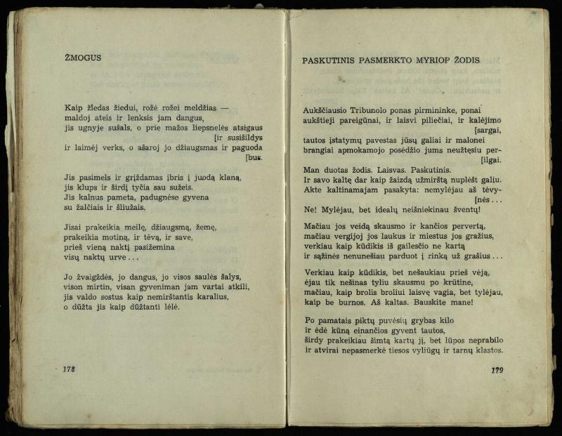 Per pasaulį keliauja žmogus : rinktinė poezija