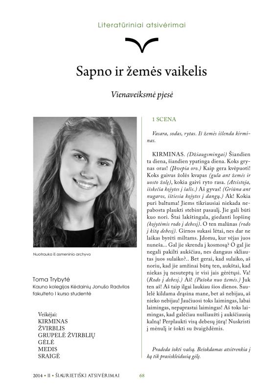 Šiaurietiški atsivėrimai : Pasvalio krašto istorijos ir kultūros žurnalas 2014, nr. 2 (37)