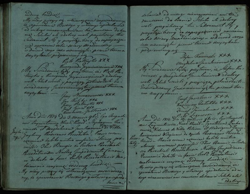 Pušaloto Romos katalikų parapijos bažnyčios 1810–1819 metų jungtuvių metrikų knyga