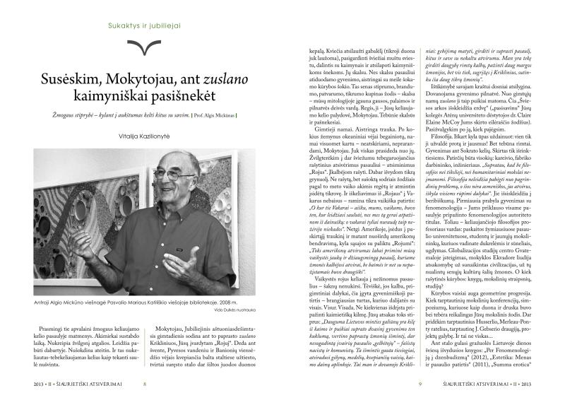 Šiaurietiški atsivėrimai : Pasvalio krašto istorijos ir kultūros žurnalas 2013, nr. 2 (35)