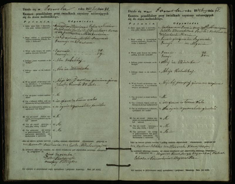Pasvalio Romos katalikų parapijos bažnyčios 1859–1867 metų priešjungtuvinės apklausos knyga
