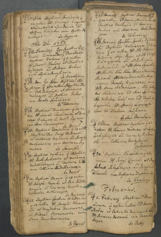 Pasvalio Romos katalikų parapijos bažnyčios 1749–1772 metų krikšto metrikų knyga
