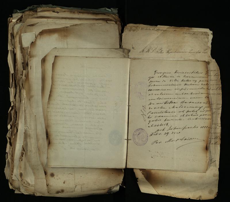 Pušaloto Romos katalikų parapijos bažnyčios 1884–1900 metų gaunamų raštų knyga