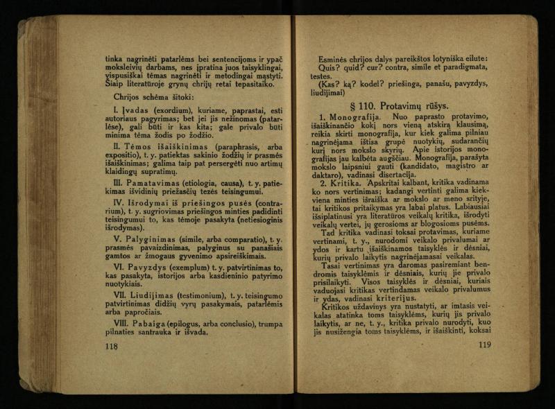 Literatūros teorija : vadovėlis aukštesniosioms mokykloms / K. Bizauskas. – 3 -ias leid. – Kaunas, 1922. – 199 p.