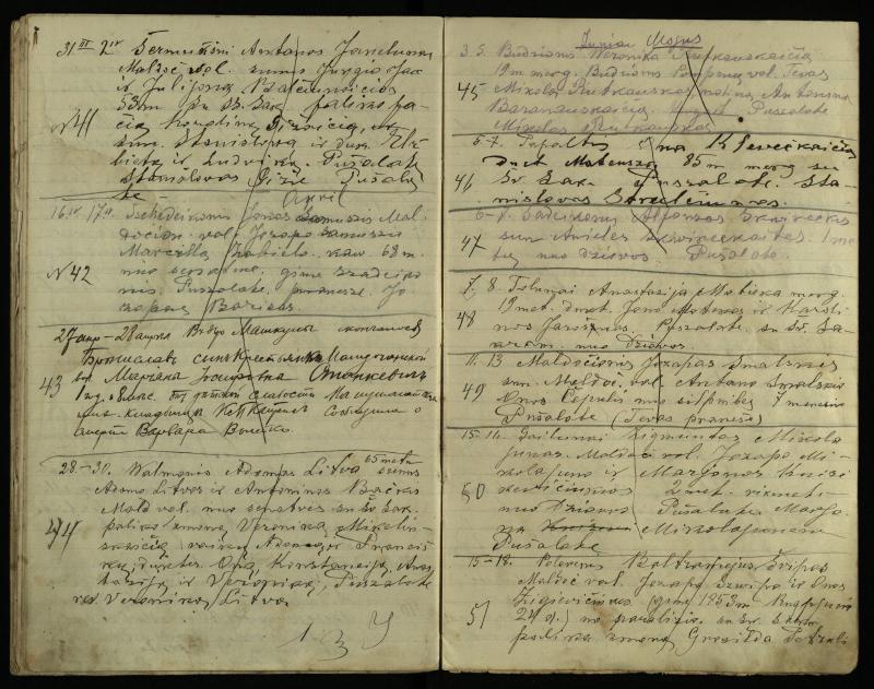 Pušaloto Romos katalikų parapijos bažnyčios 1912–1918 metų mirties metrikų knyga