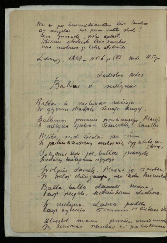 Žurnalisto, literato, vertėjo Kazimiero Pūro „Išrašai poezijos posmų iš tarpukario metų spaudos ir knygų“