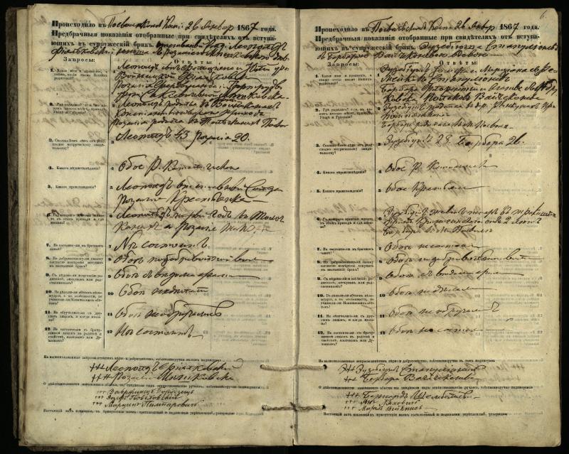Pasvalio Romos katalikų parapijos bažnyčios 1866–1876 metų priešjungtuvinės apklausos knyga