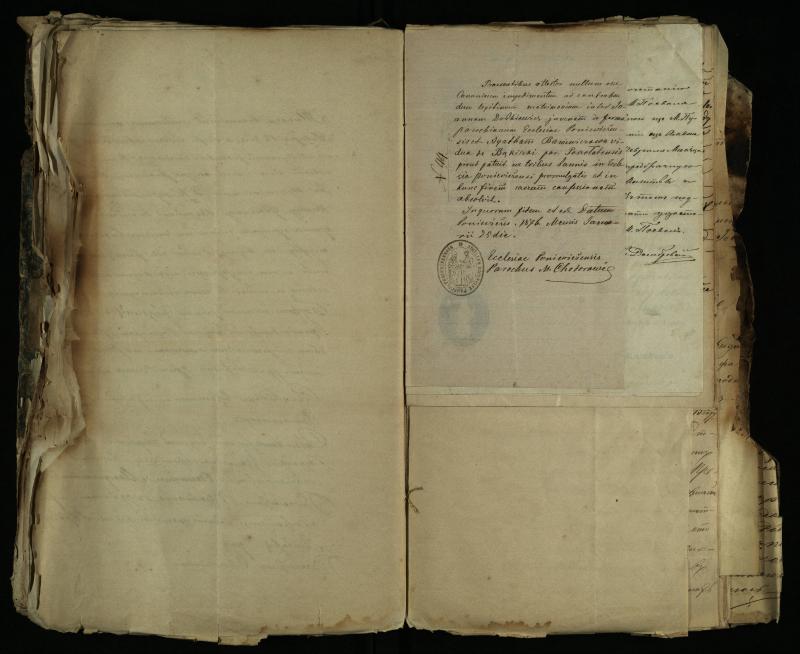 Pušaloto Romos katalikų parapijos bažnyčios 1843–1879 metų gaunamų raštų knyga