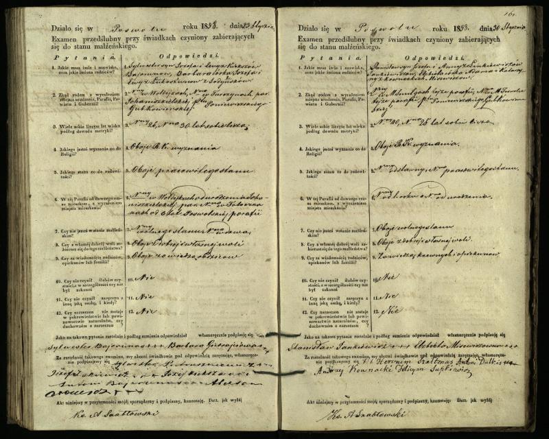 Pasvalio Romos katalikų parapijos bažnyčios 1849–1859 metų priešjungtuvinės apklausos knyga
