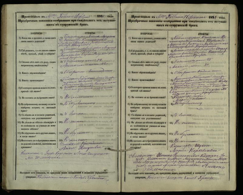 Pasvalio Romos katalikų parapijos bažnyčios 1876–1885 metų priešjungtuvinės apklausos knyga
