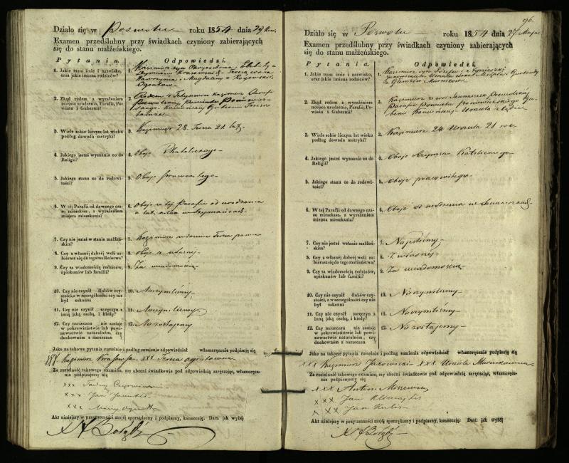 Pasvalio Romos katalikų parapijos bažnyčios 1849–1859 metų priešjungtuvinės apklausos knyga