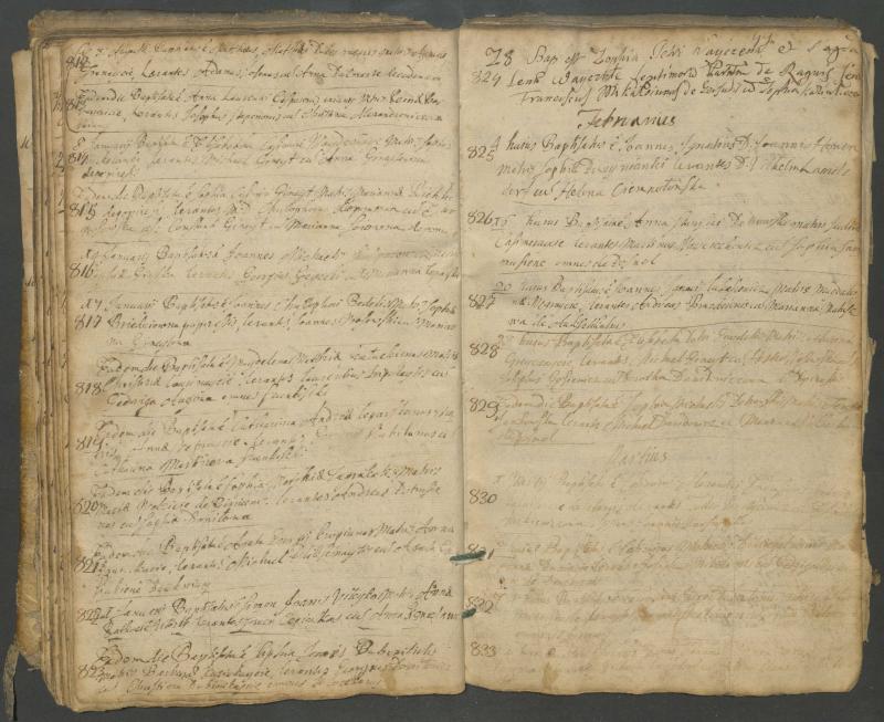 Pasvalio Romos katalikų parapijos bažnyčios 1703–1718 metų krikšto metrikų knyga