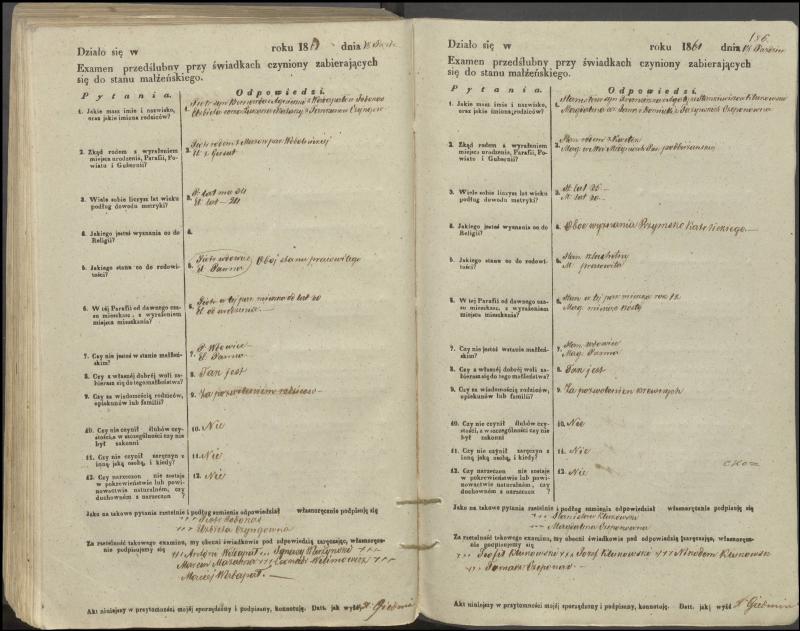Krinčino Romos katalikų parapijos bažnyčios 1853–1862 metų priešjungtuvinės apklausos knyga