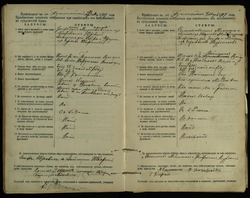 Pušaloto Romos katalikų parapijos bažnyčios 1904–1917 metų priešjungtuvinės apklausos knyga