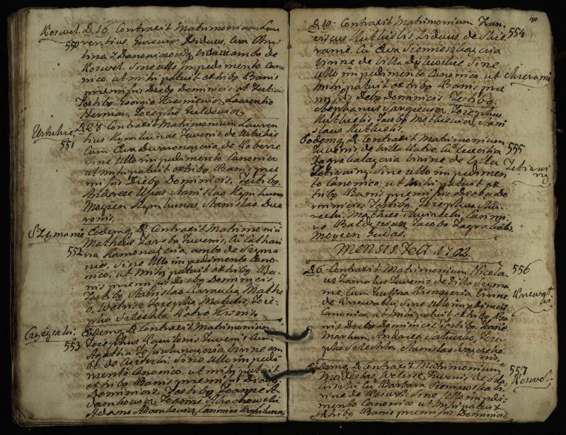 Pasvalio Romos katalikų parapijos bažnyčios 1776–1793 metų jungtuvių metrikų knyga