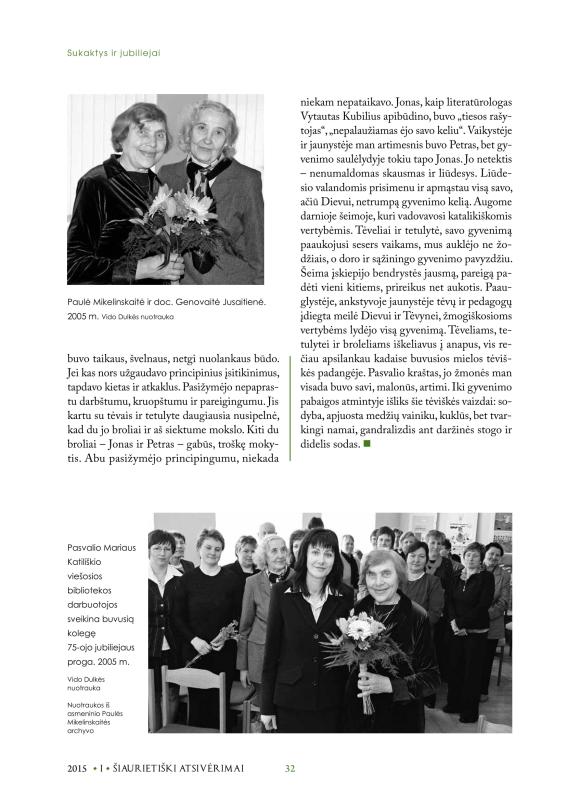 Šiaurietiški atsivėrimai : Pasvalio krašto istorijos ir kultūros žurnalas 2015, nr. 1 (38)