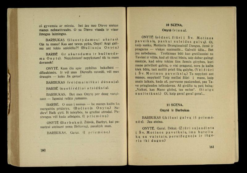 Kur laimė? : 5 veiksmų drama / J. Dobilas. – Kaunas: autoriaus leidinys, 1930. – 165, [1] p.